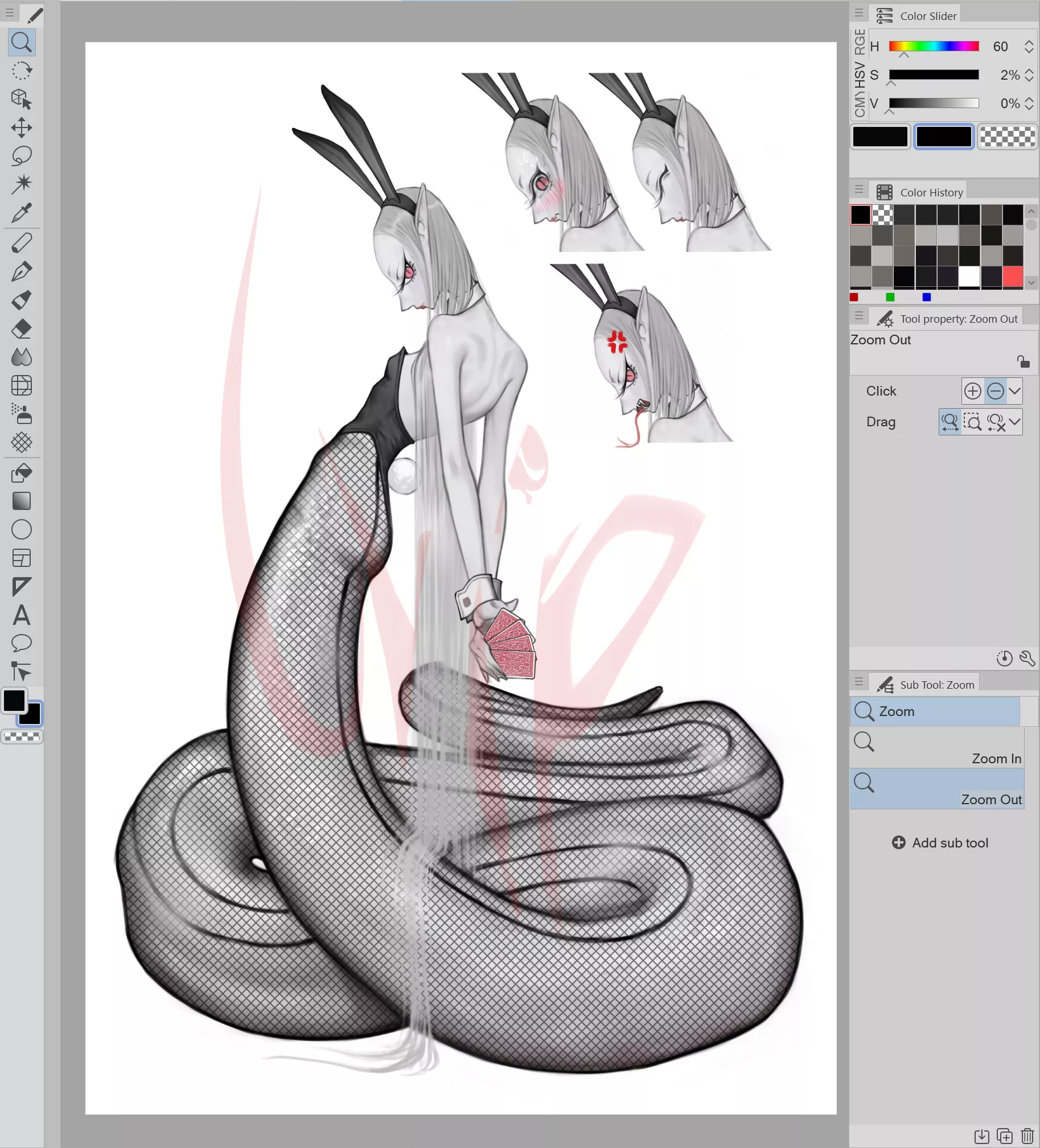 Albino Boa Bunny-Lami wip posted by Kixywa