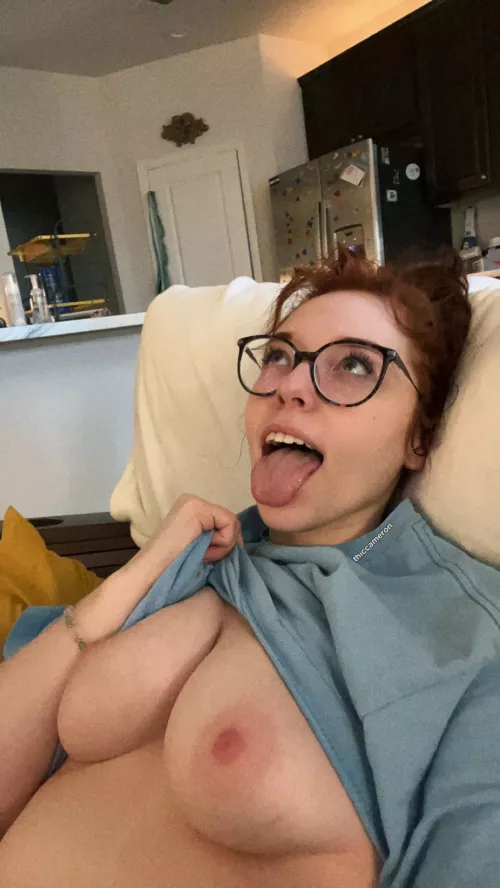 cum on my face and tits by thiccameron420