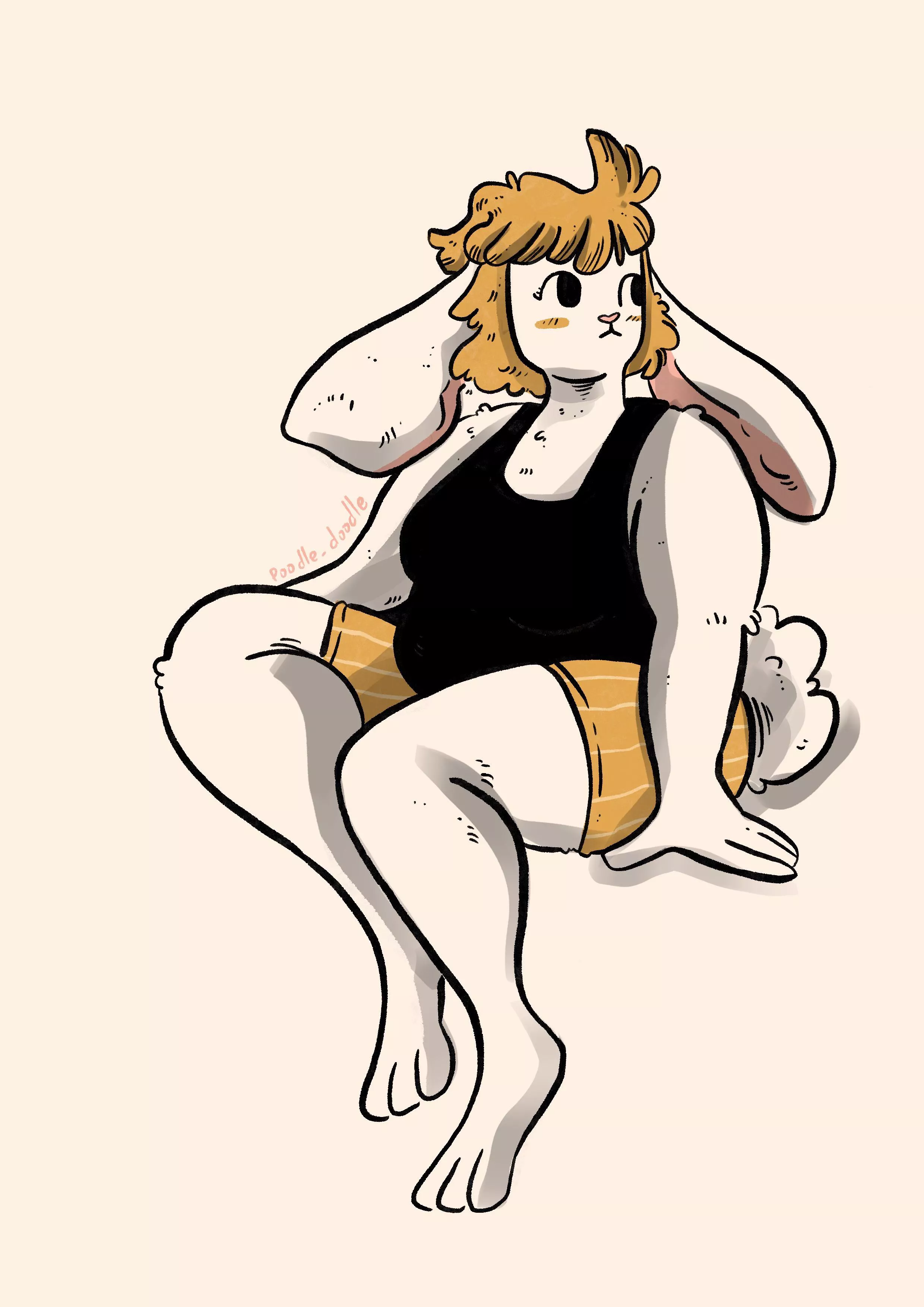 Daily furry sketch [OC ] posted by _PoodleDoodle