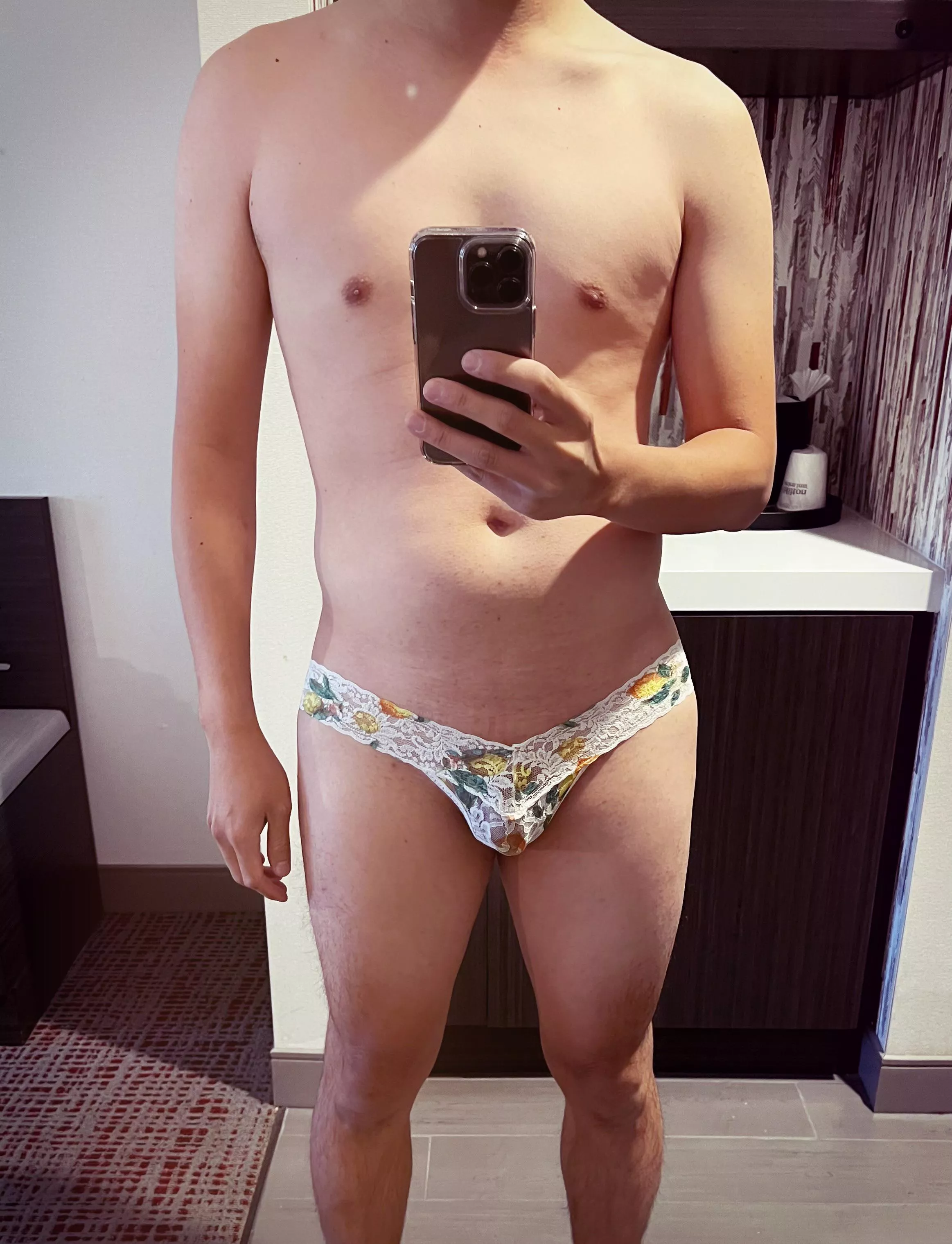 Girlfriend has me wear her panties on my business trips posted by global-cali