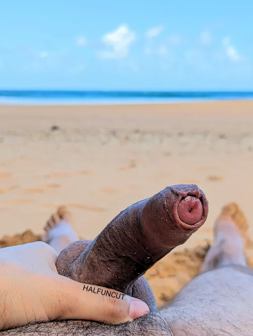 Got a bit carried away at the beach 🏖️🍆 by halfuncut