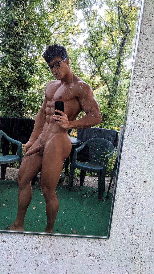 Horny in the garden! ;) by AndrewAD9