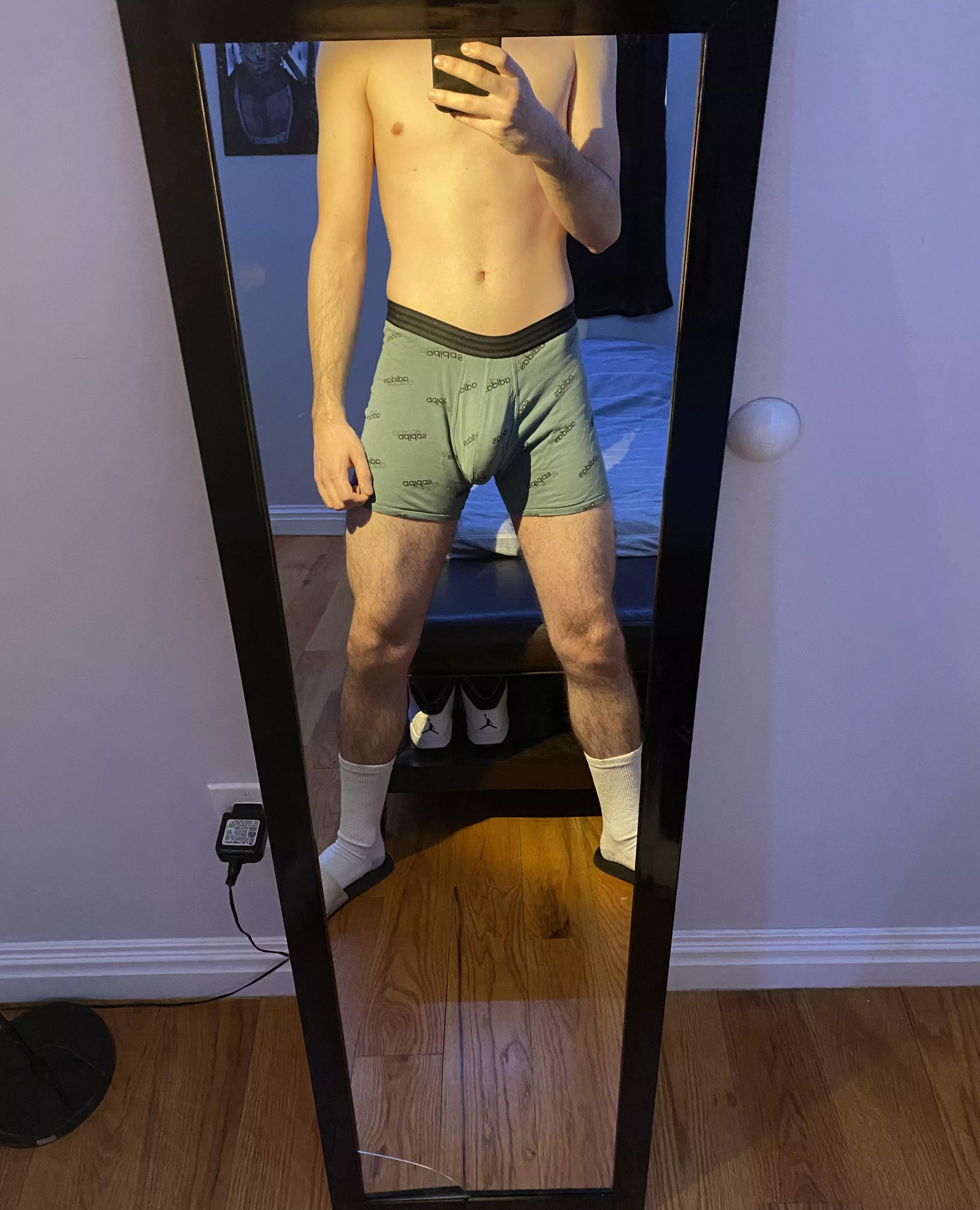 I’m a big fan of how my dick looks in my underwear. 😌 posted by DaddywithBWC22