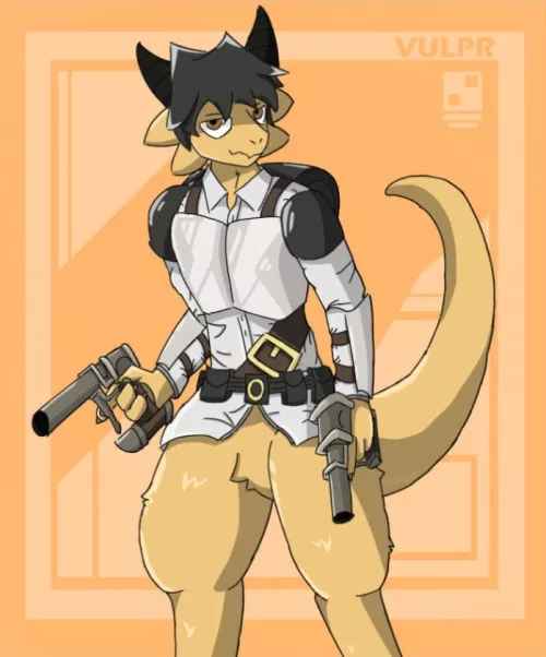 Kobold Warrior (By me) by Vulpr