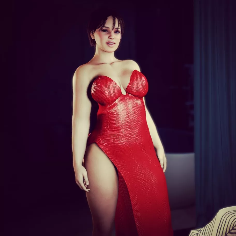 Lady in red ;) posted by Valery_JOI