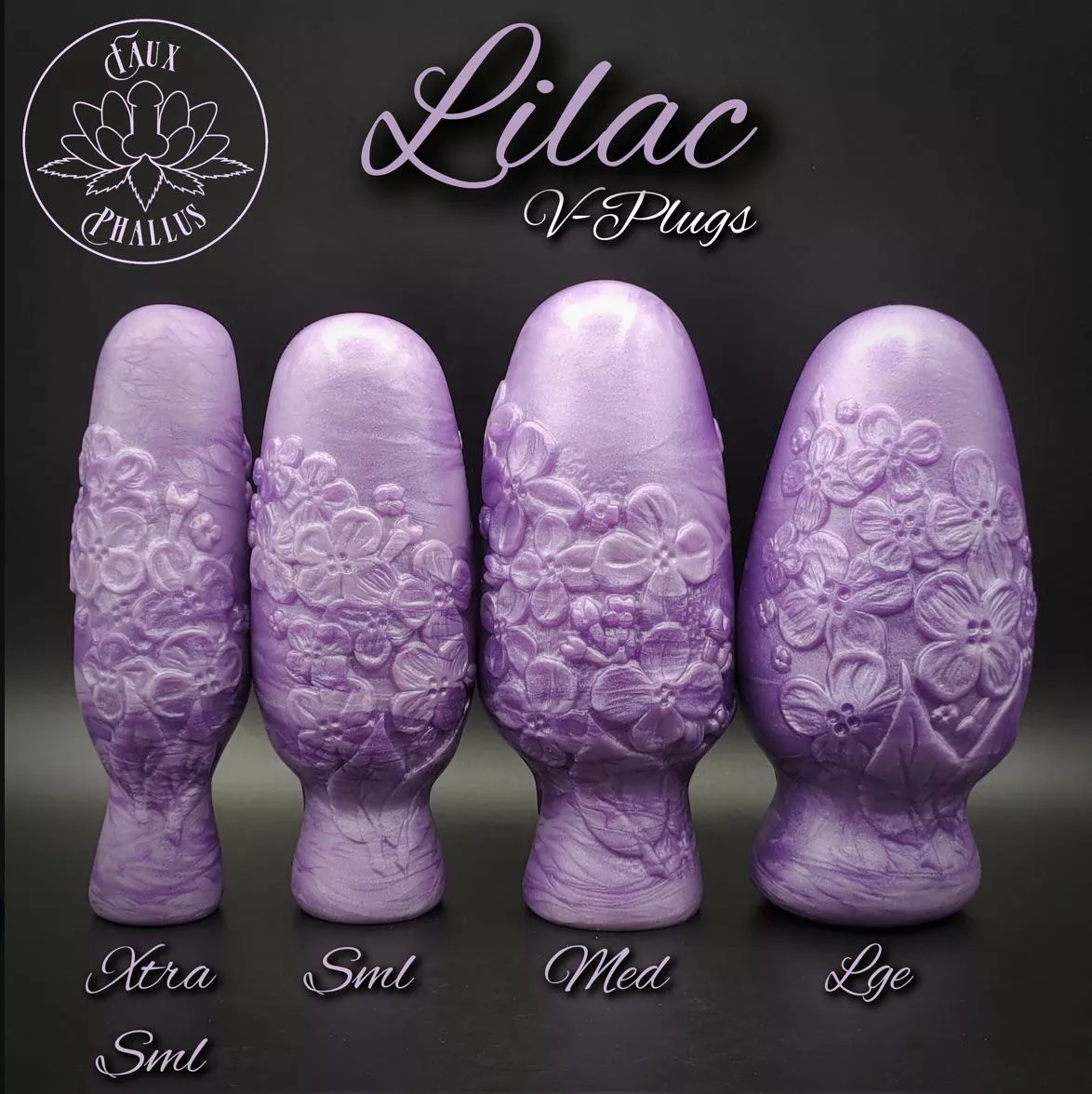 Lilac Vaginal Plug Lineup posted by Faux-Phallus