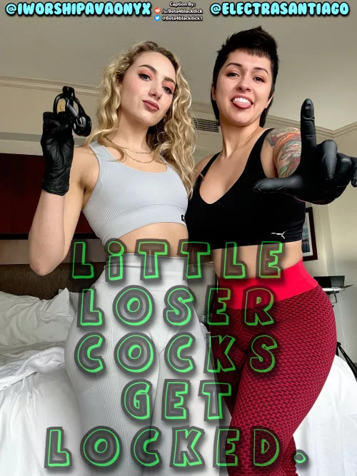Lock up LOSER cocks! by beta4blackdick