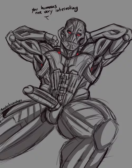 Mr. Ultron (Marvel) [Triceramonster] by cuttiekitten1