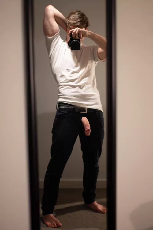 My big young white cock by Maple_Cock