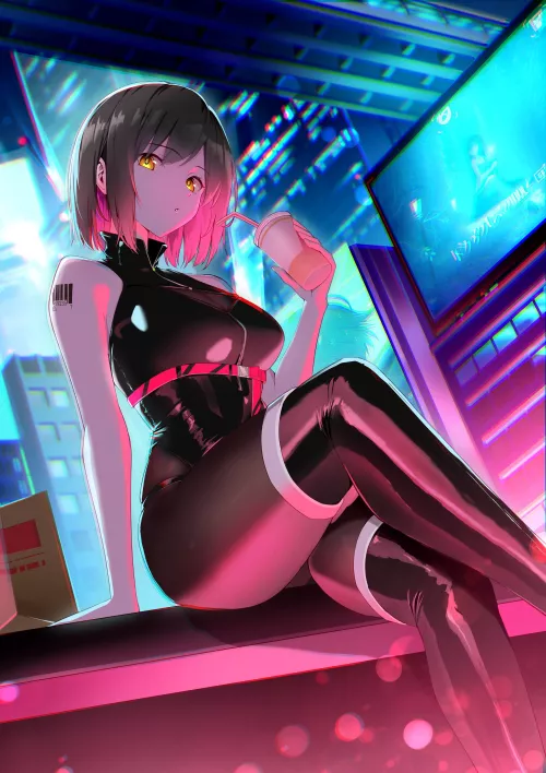 Neon City by CheetahSperm18