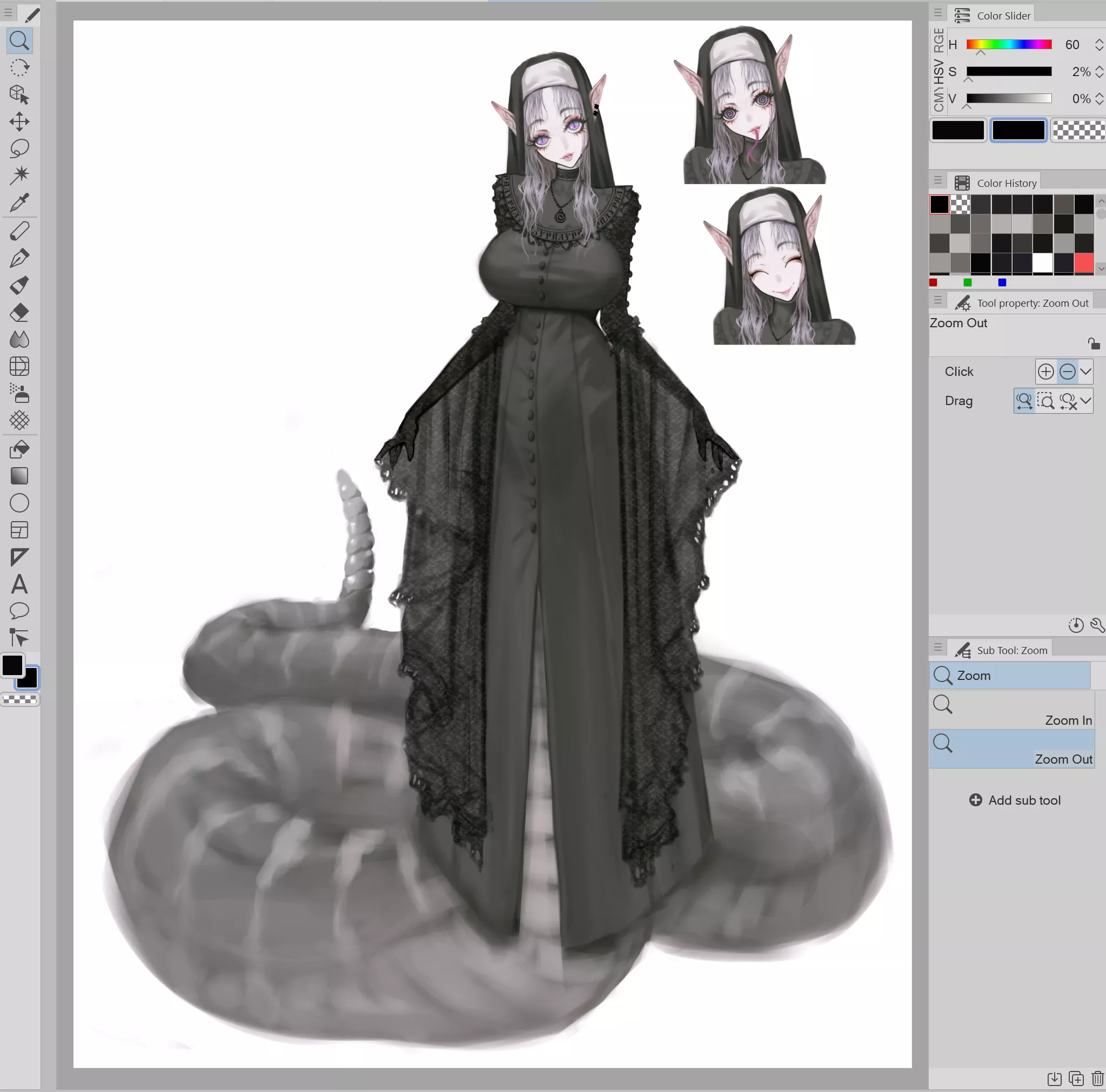 Nurse Lami Oc WIP by Me . What do you think I should add to her? posted by Kixywa