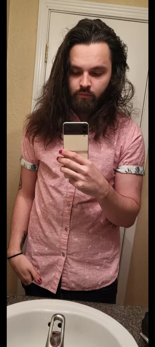 Only recently accepting my femme side. Bi here. 🩷💜💙 by PenumbraPiplup