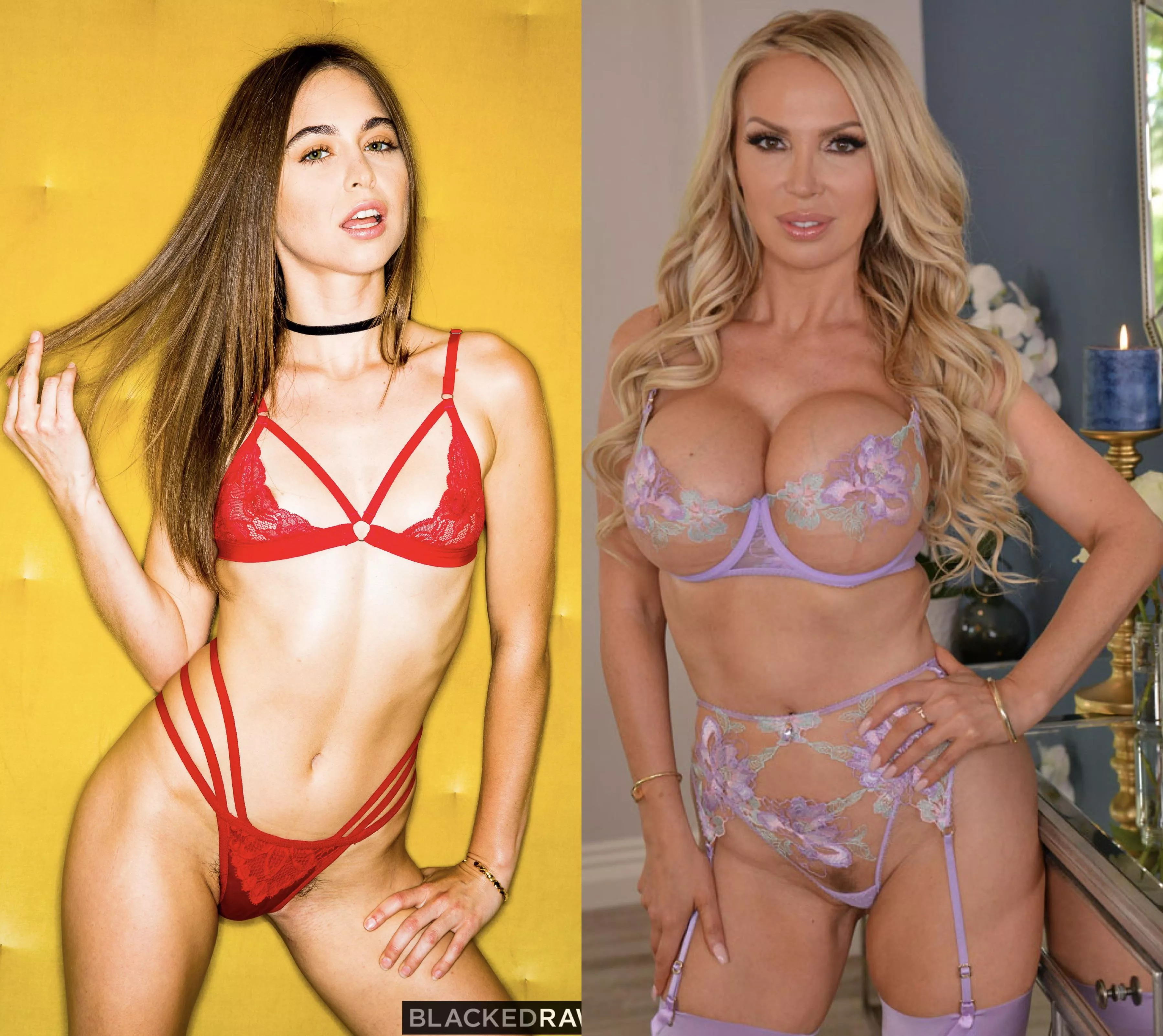[Riley Reid] VS [Nikki Benz] posted by backatitgo