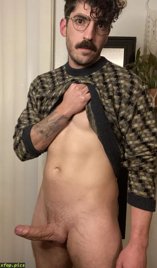 Trying to make dad sweaters cool by mzfJNwTPgh