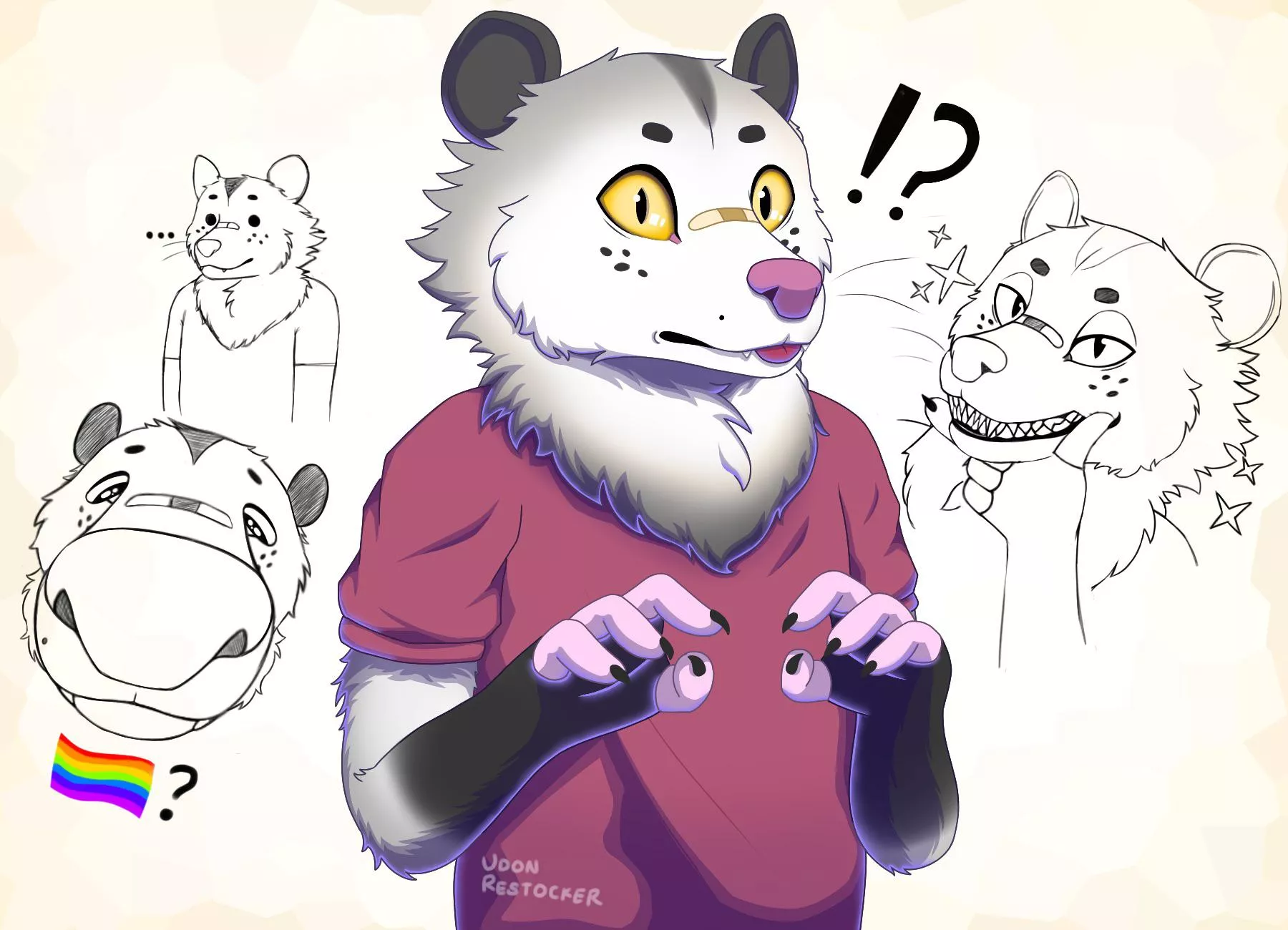 After more than two years of being an artist, I finally somehow made an artwork of my fursona! Don’t know why it took so long for me to make one but here it is. posted by UdonRestocker