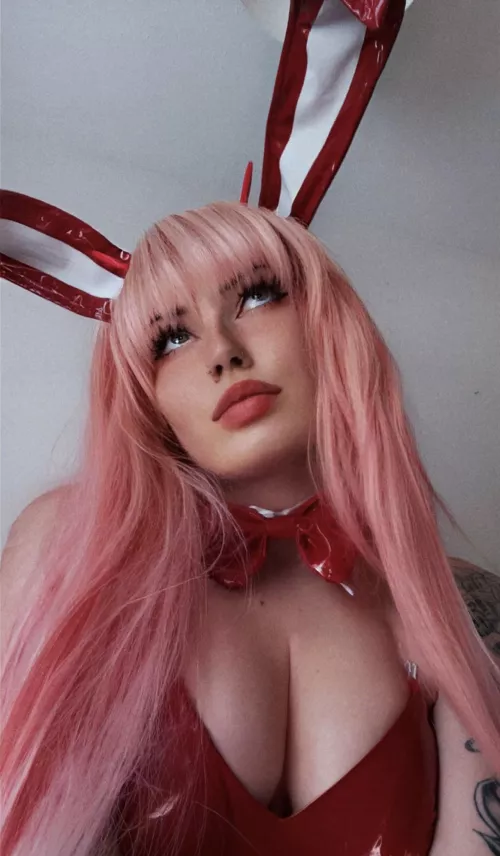 Bunny Girl Zero Two by Goddess Bluey by GoddessBluey