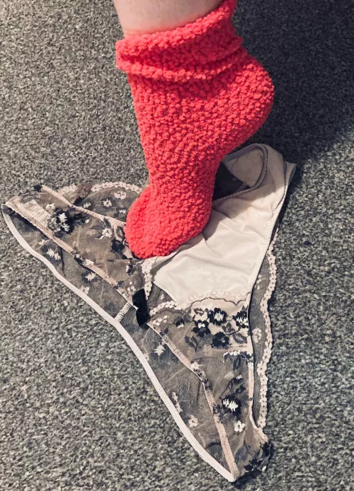 Do you like my fluffy socks and panties 😉 by Tootsie_tanya