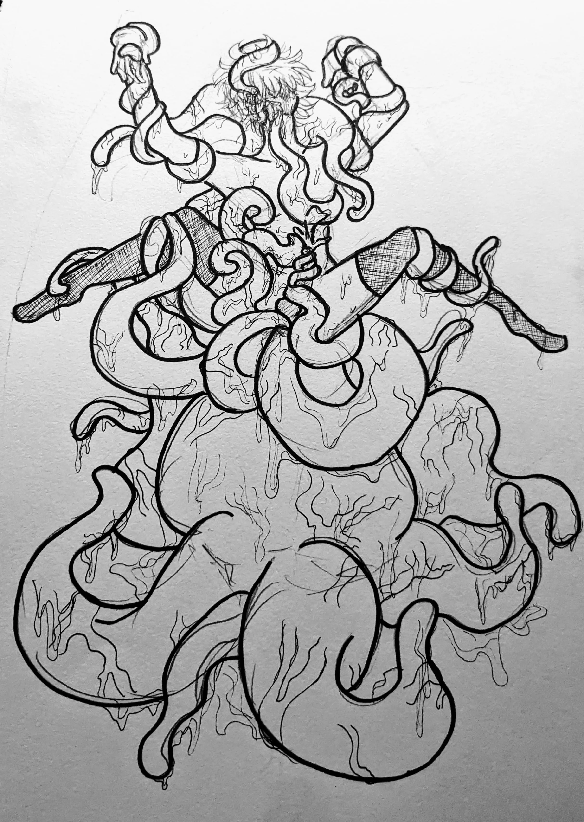 enjoying a tentacle pod monster<3 posted by bvck3t