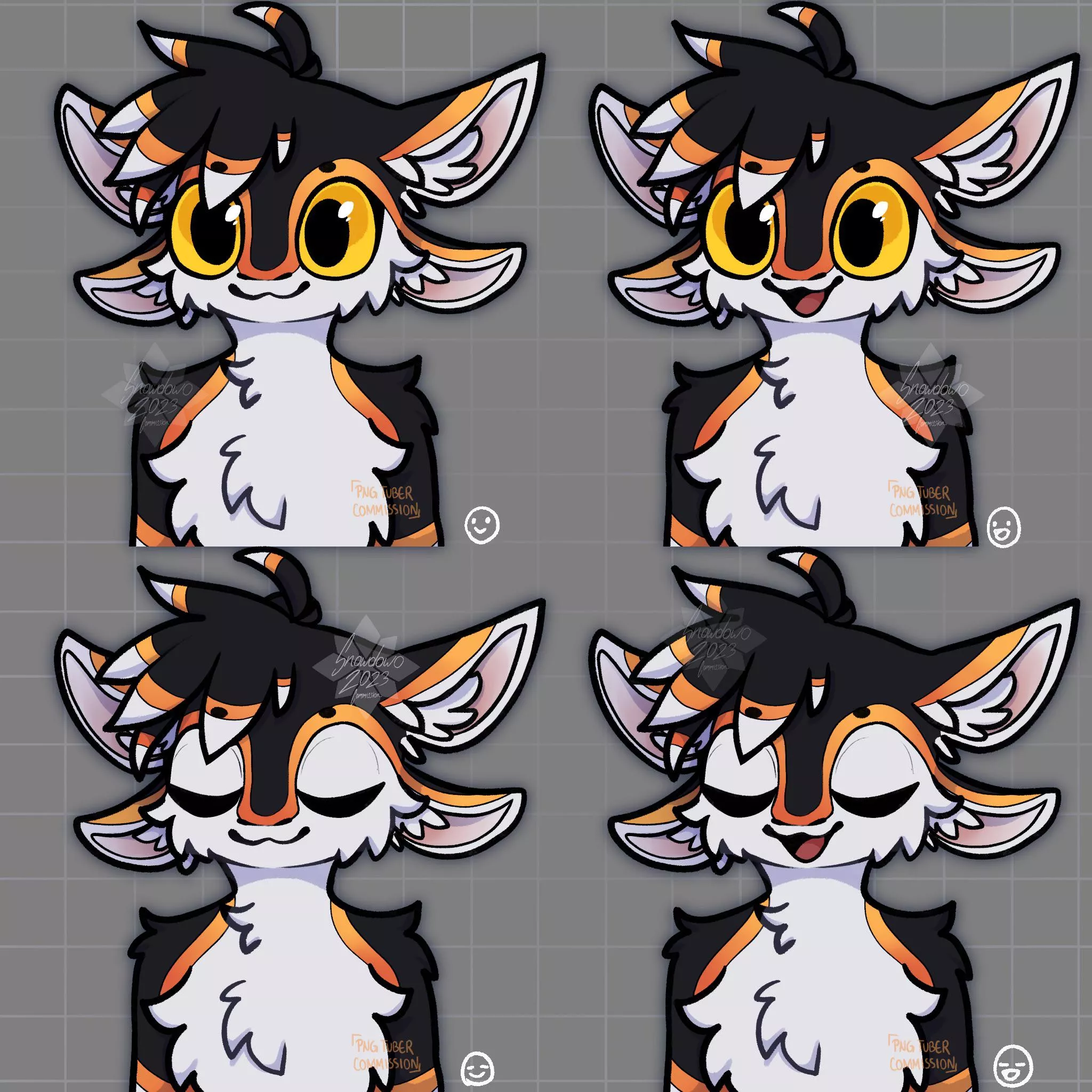 Finished PNG tuber commissions ✨ posted by snowdowo