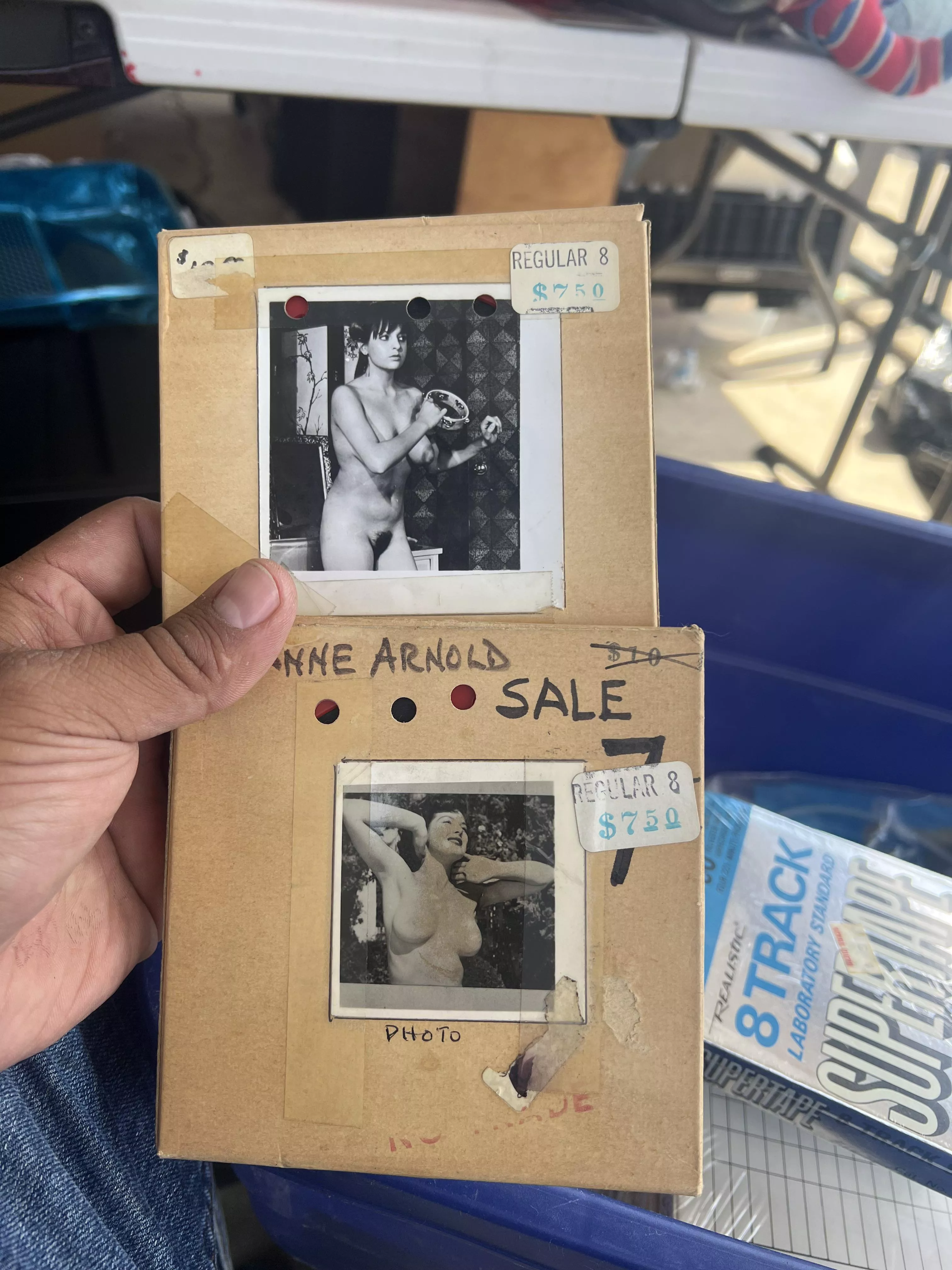 Found these today. The one on the bottom is Joanne Arnold. They are both 8mm. Not sure if this is a video of a photo shoot. Any information on what these are and if I can digitize it?? posted by Impressive_Order4600