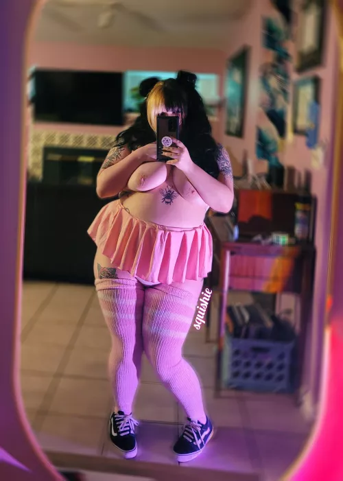 here are my chubby thighs and cute tits by squishiexof