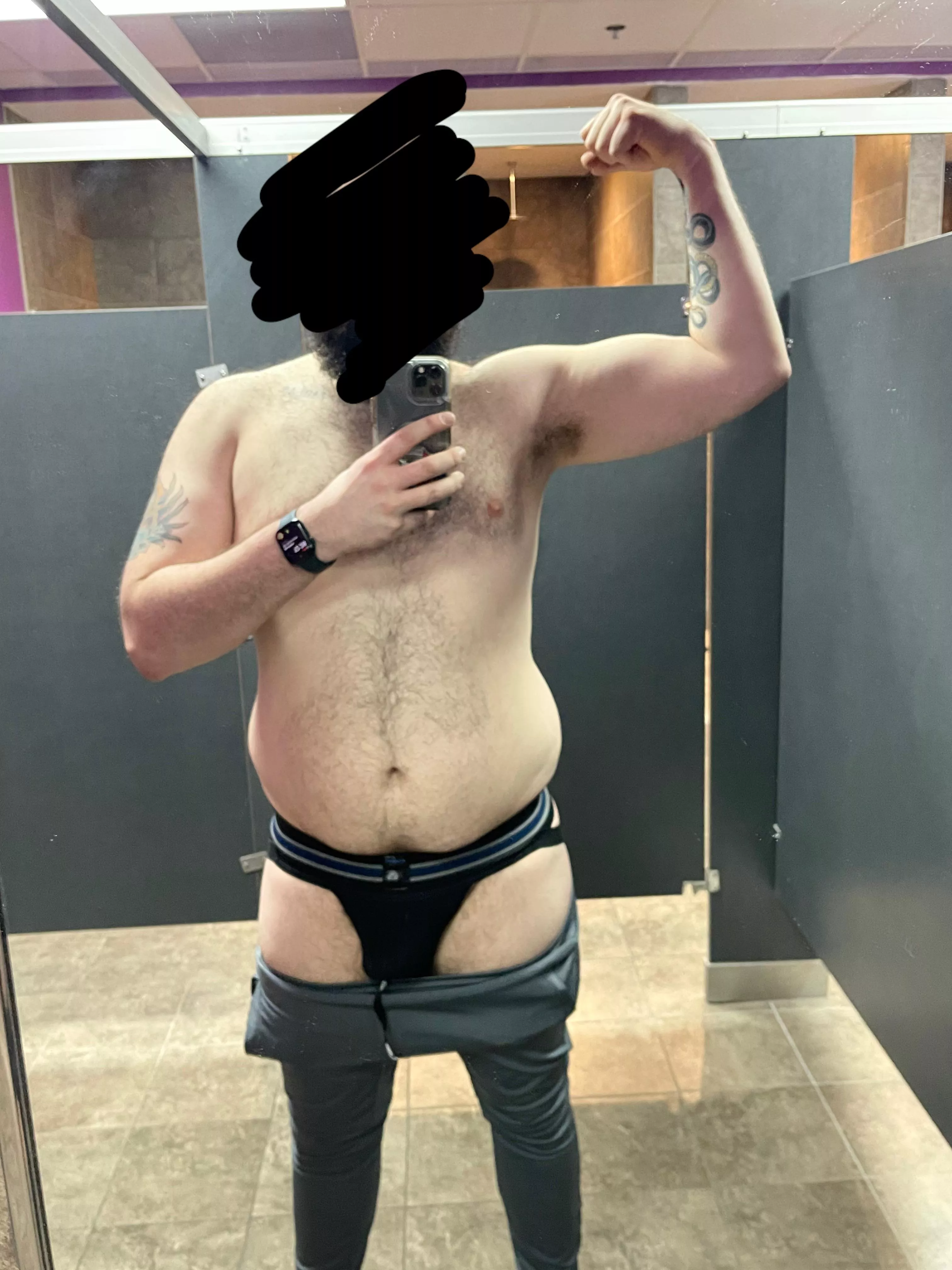 How many days should I go to the gym in this jock before I wash it again? posted by northern_luck