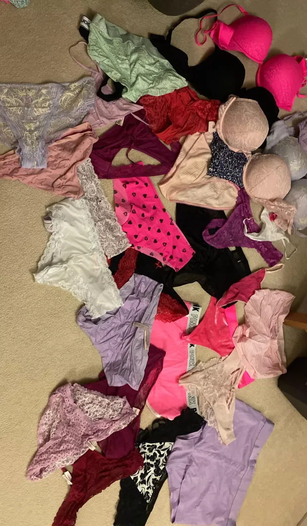 I can’t seem to stop buying bras and panties!! I’m definitely going to get caught one day! posted by Dani-CD95