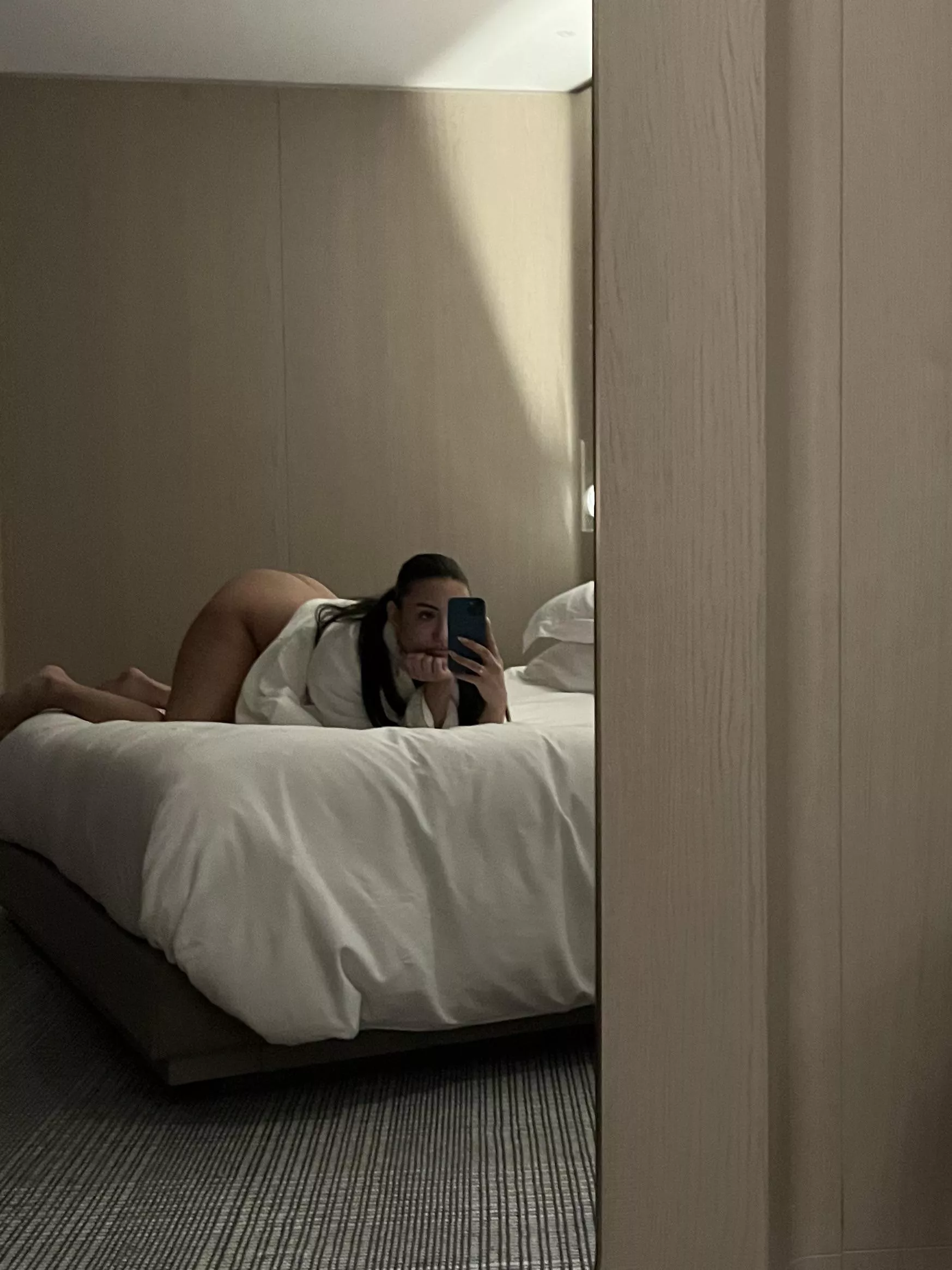 I want you to picture being behind me on my bed… posted by PameliaMckinley