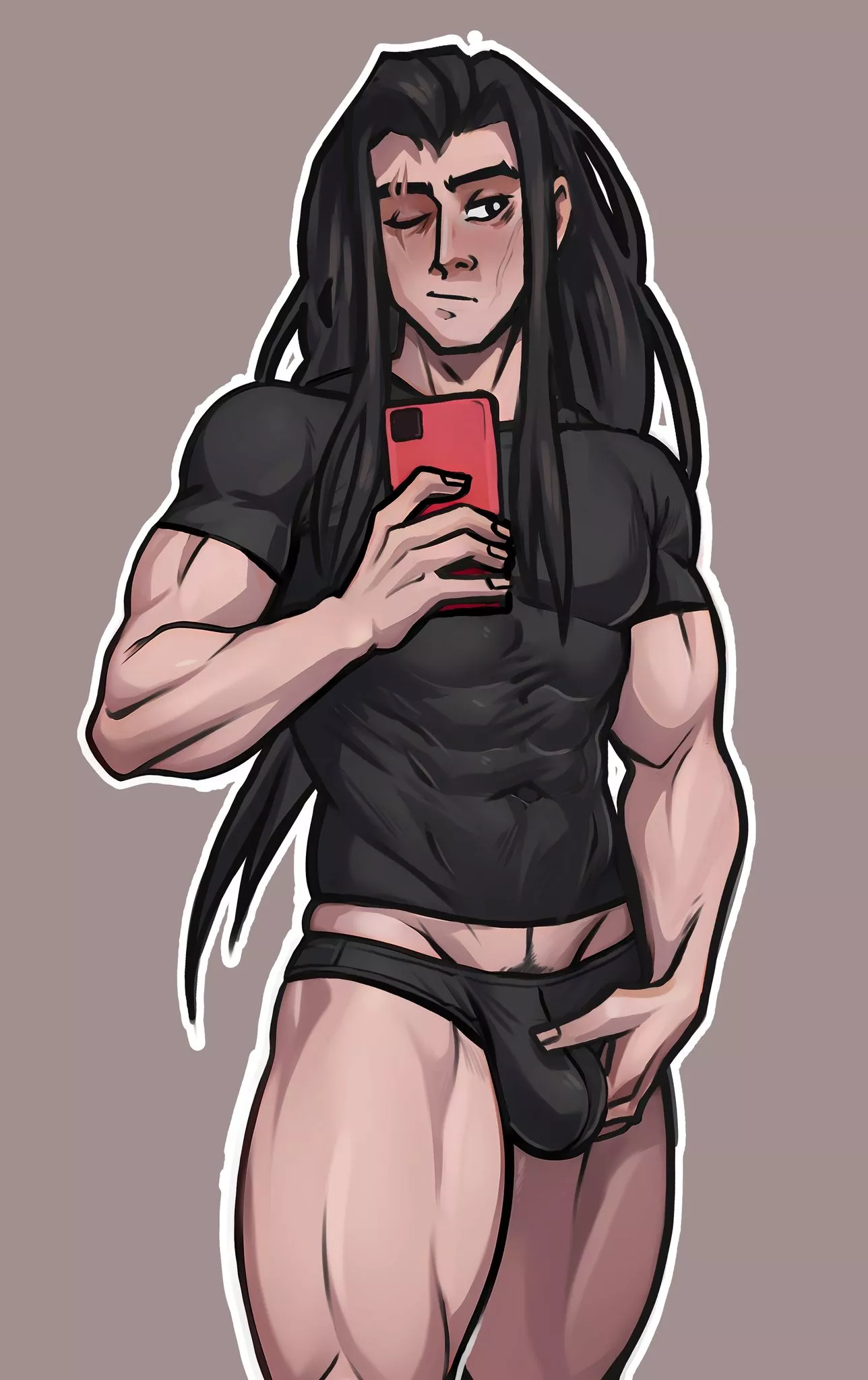 IDK who this is, but I couldn't find any information, artists says it's @alexejtopol but I couldn't fin any other work posted by JoeyFerguson