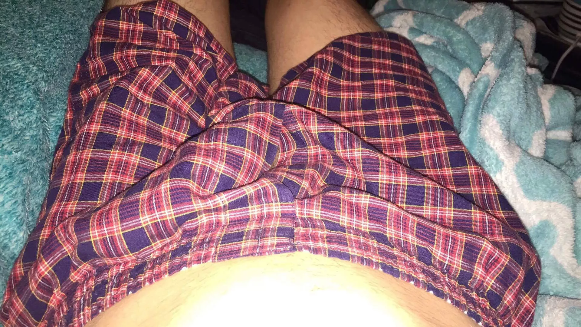 Just some good ole plaid boxers 😜 posted by Sammysamxxx35