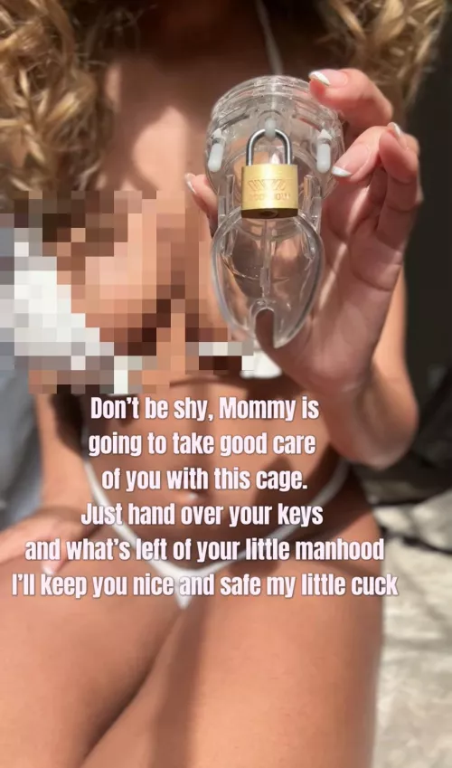 Less stroking more denying. I’m only keeping you safe by making you a sexless cuck for me by AuroraLizcano