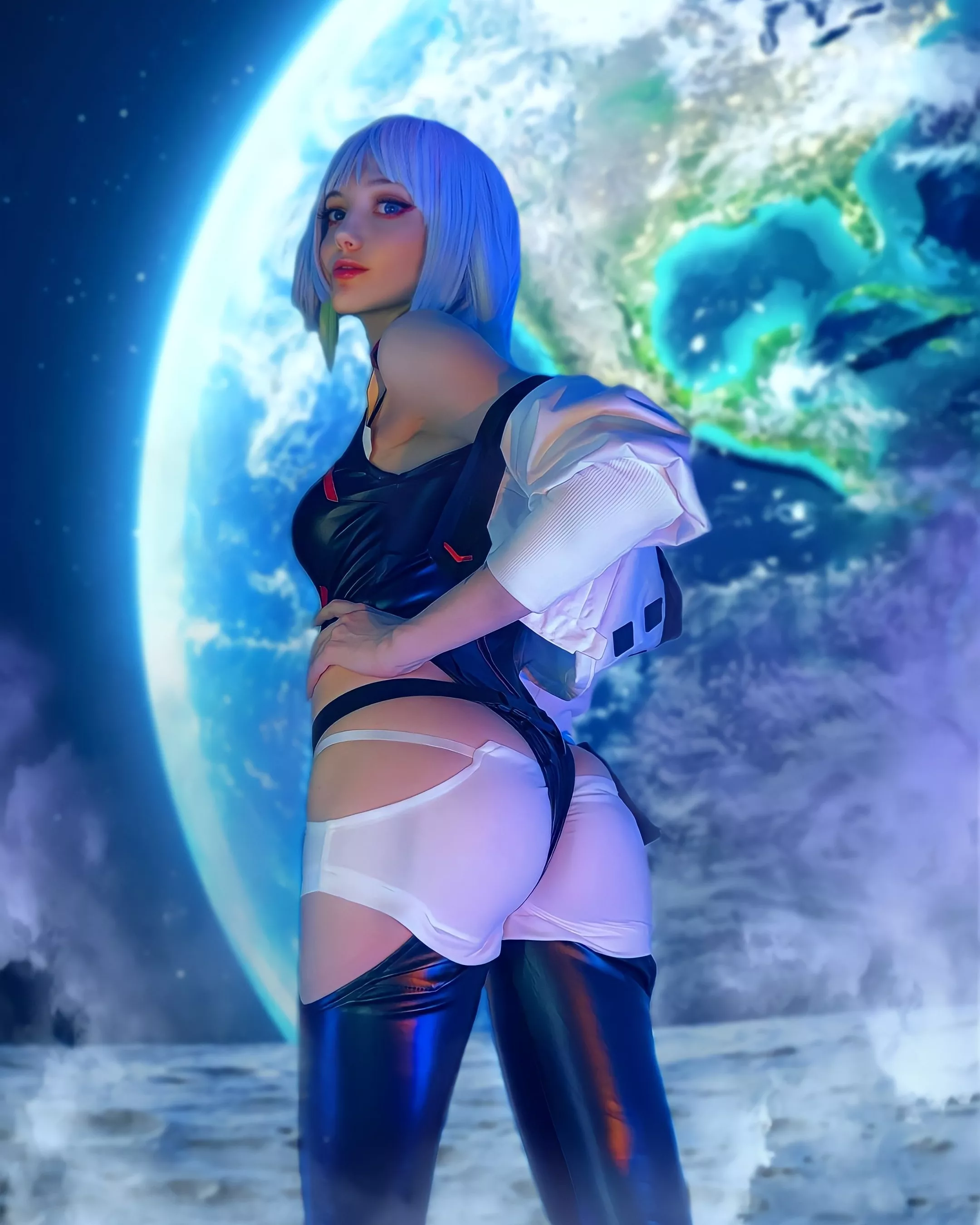 Lucy Cosplay by Astasiadream Edit by me posted by Western_Objective_51