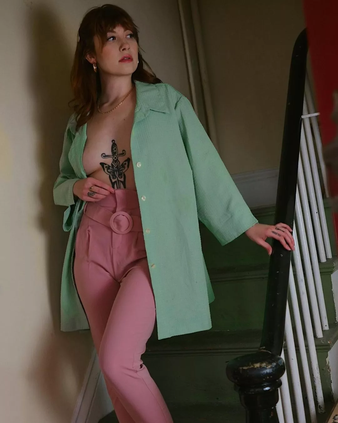 On the stairs posted by Wallydinger123