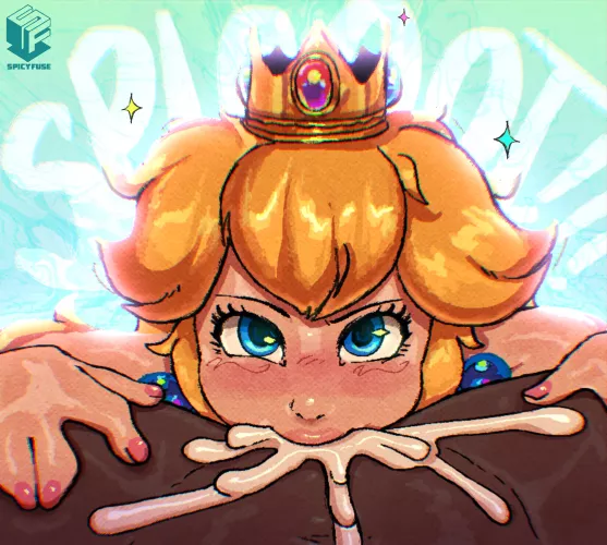 Peach downing that cock by ZartonBellow