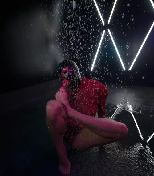 Rubber foot fetish shower by frankieknucks