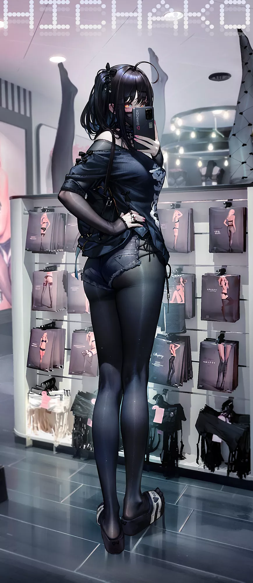 Selfie at the Mall [Artist's Original] posted by CheetahSperm18