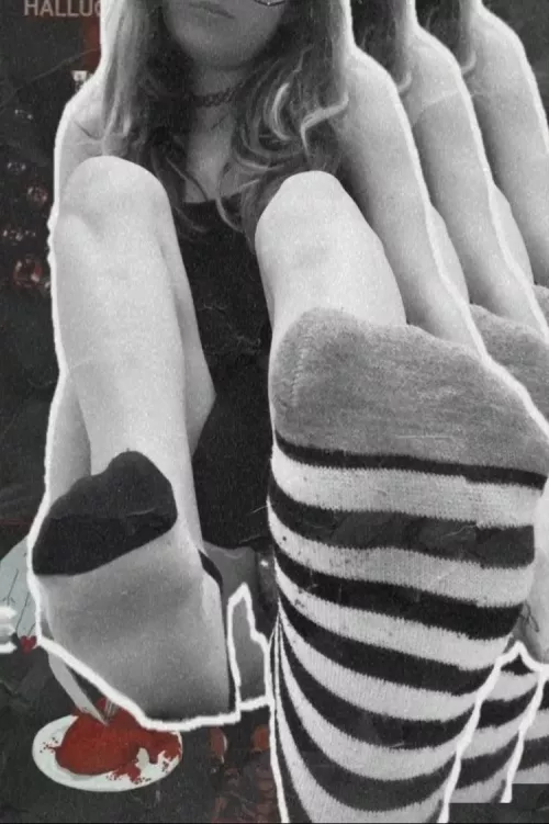 [selling] POV: Your goth gf sent you these~ Selling sweaty panties/bras/socks and more by SlutSellingSocks