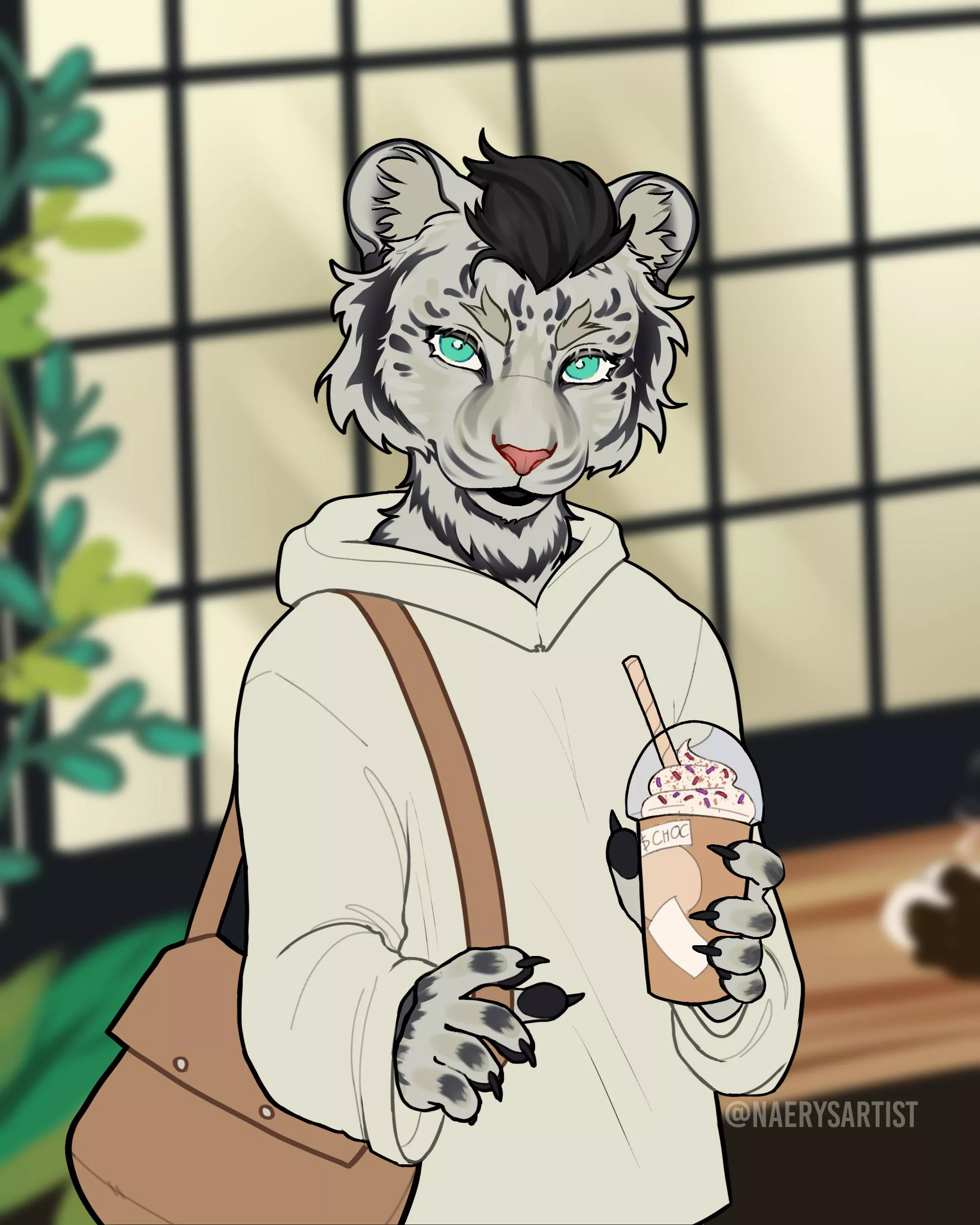 Shall we go to the coffee shop? (art by me) posted by NaerysArt