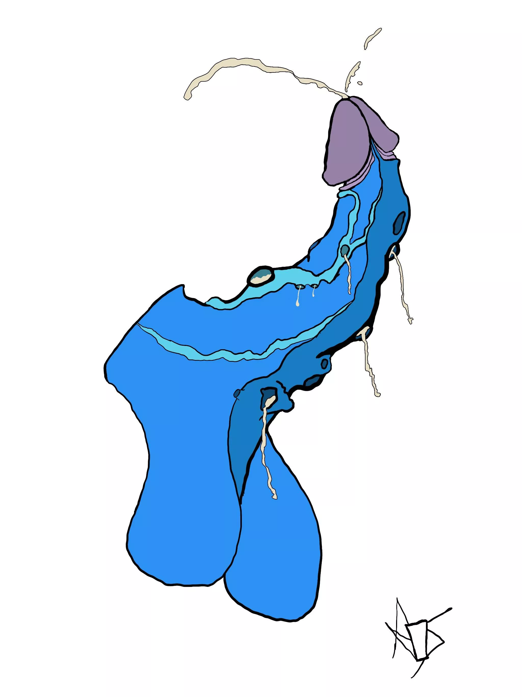 Tentacle Dick. (Art By Me) posted by Rings0f_saturn