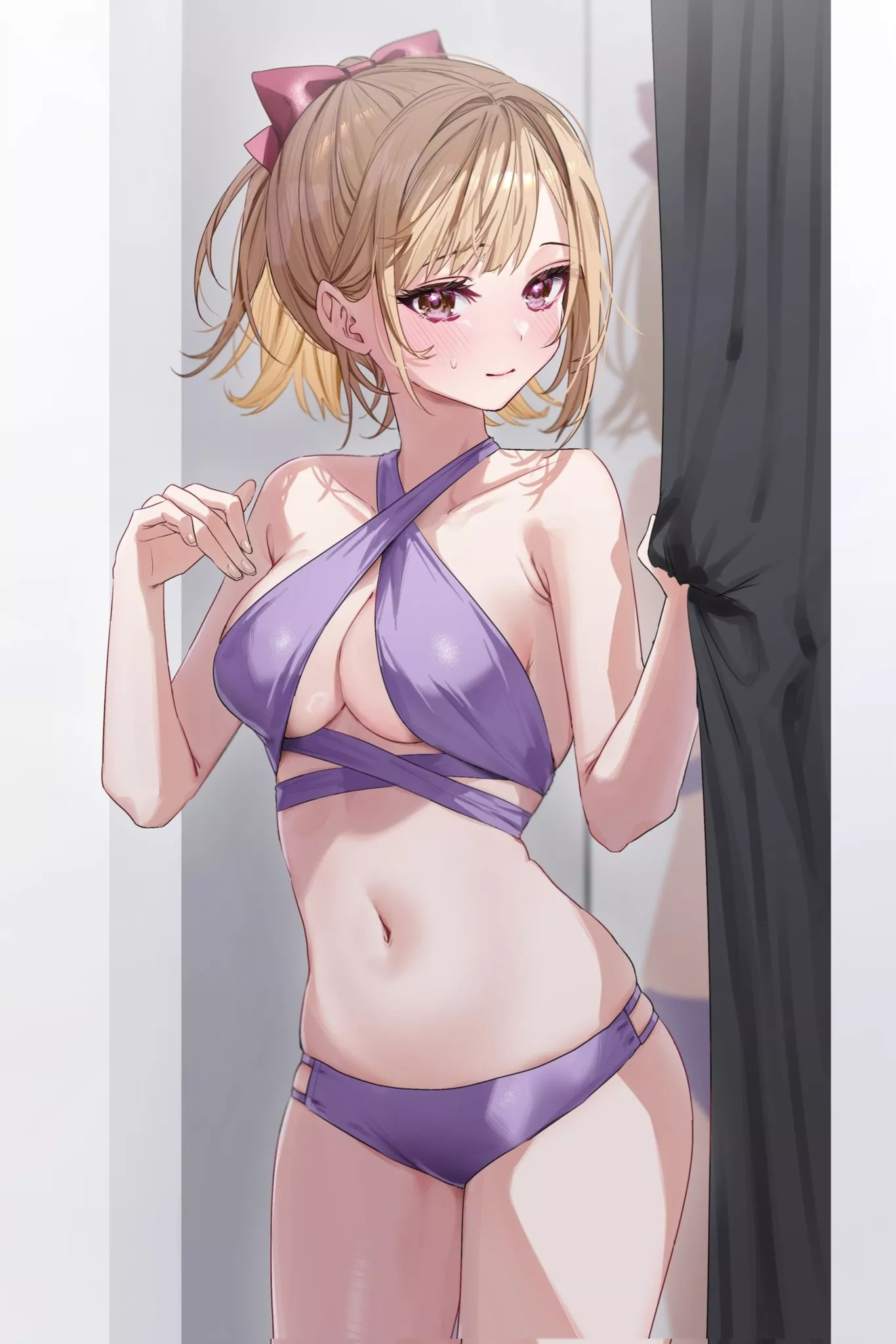 Trying swimsuit [Artist's Original] posted by xSaviour_N