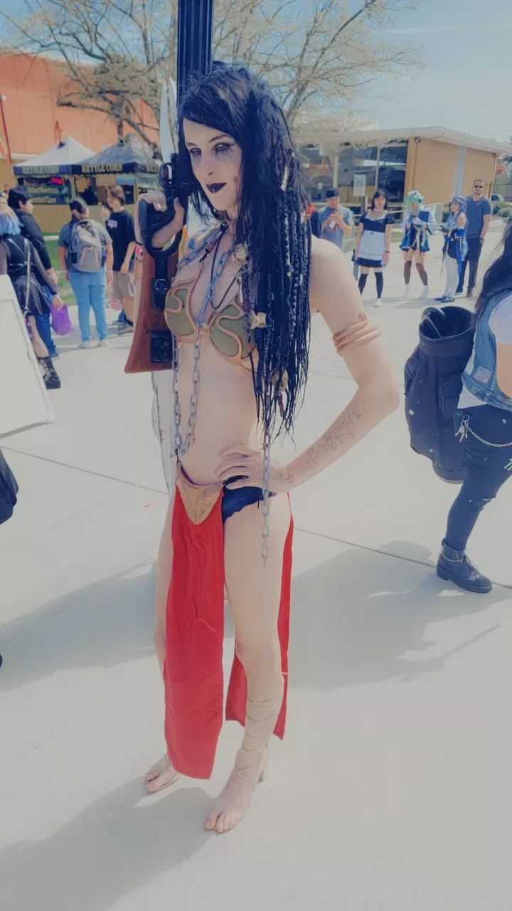 Went to a anime con as a huttese slave. Hope you all enjoy. [Cosplay by me] posted by PunkRock_succubus