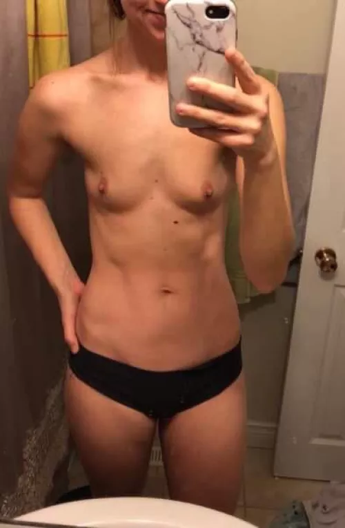 Would love to have someone feel my tummy from the inside [IMG] by thrillhouse26