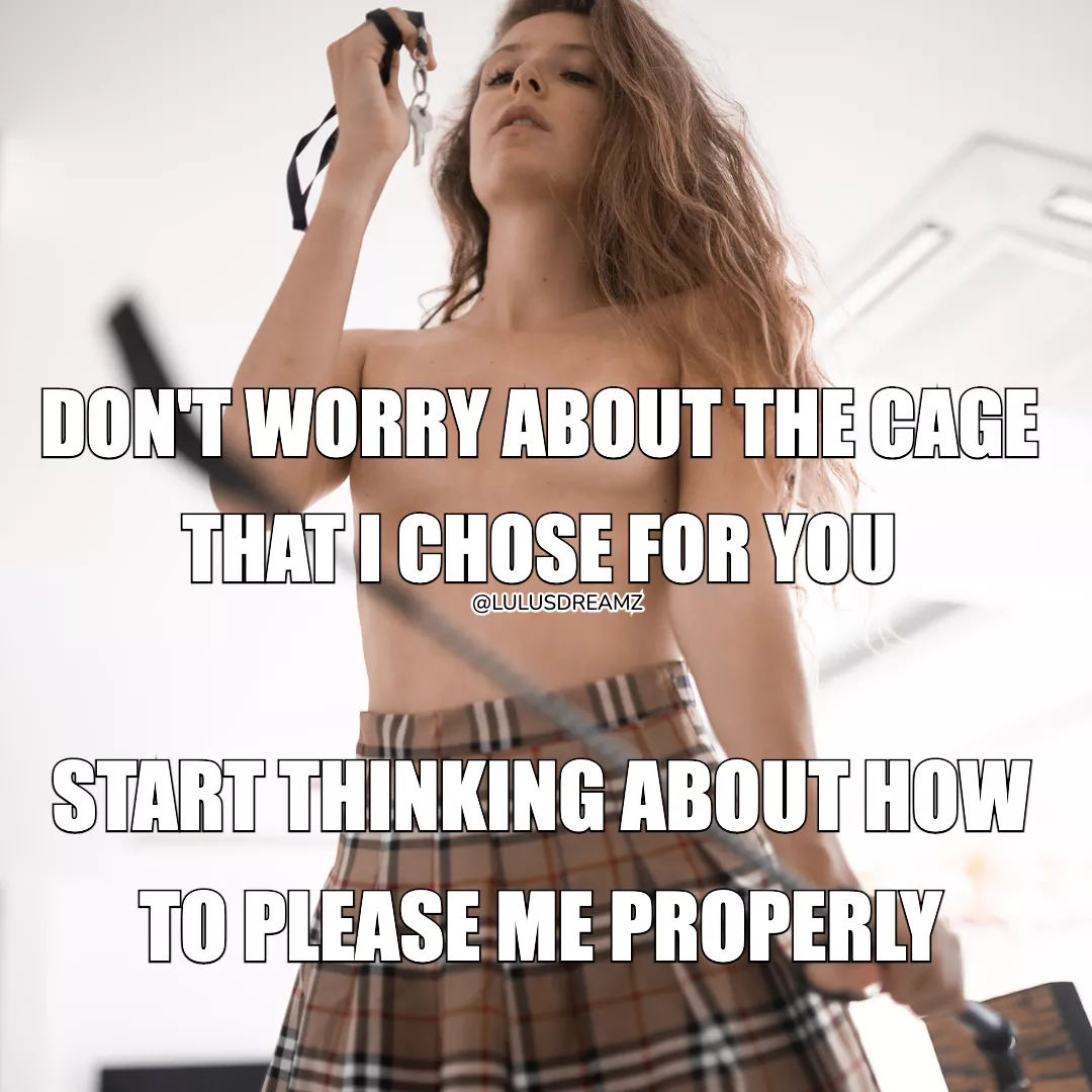 You better start thinking about that 😈 posted by lulusdreamz