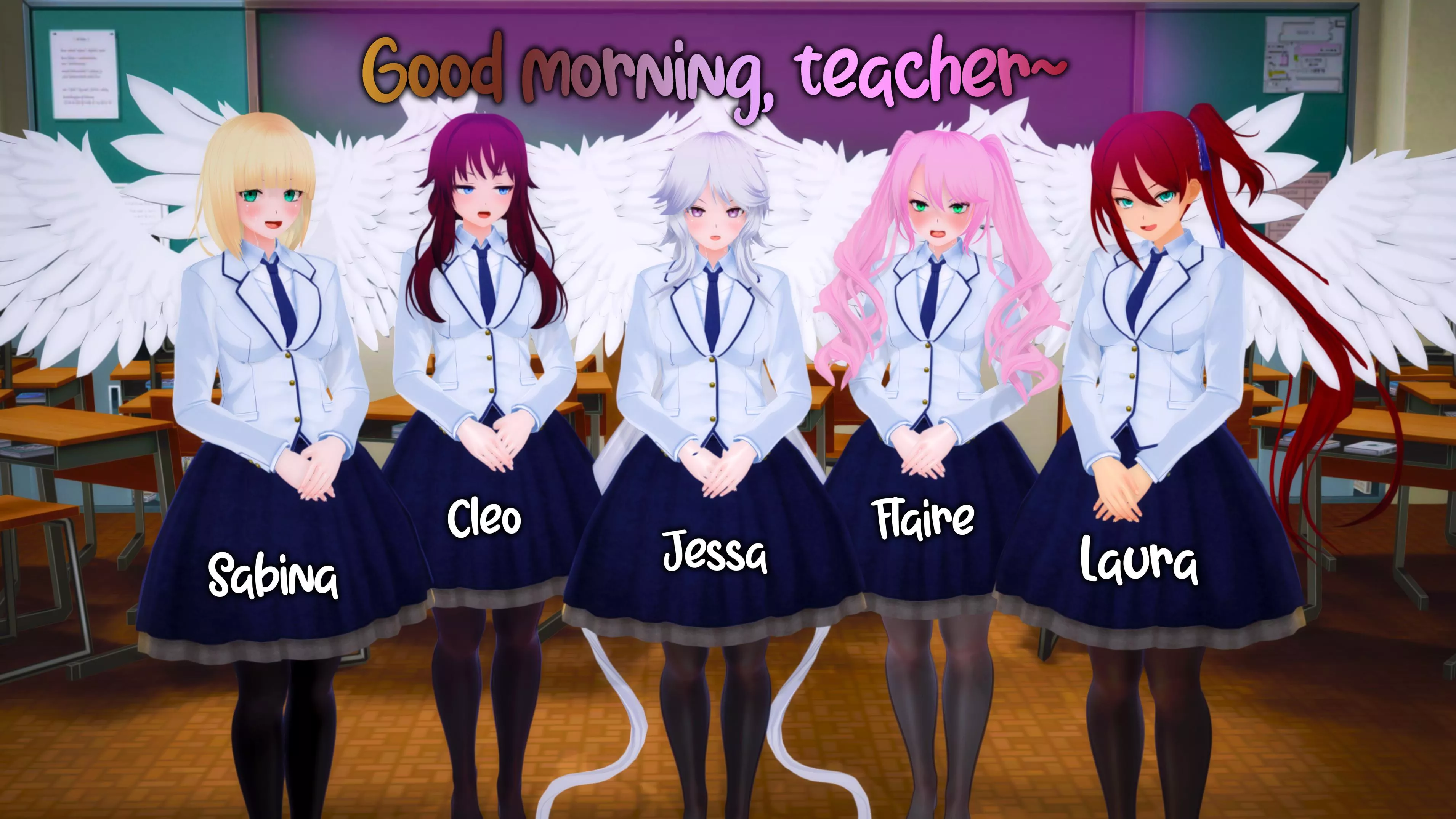 A class of Students from an All-Girl Angel Academy! What do you want to teach them? posted by MrEinFan