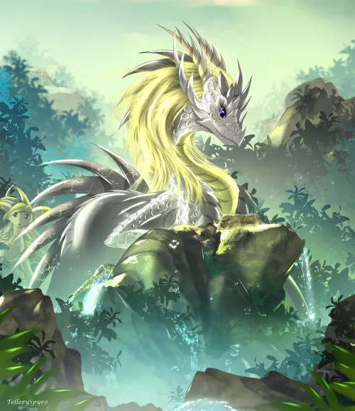 Azaries Amnera - my dear and adored protagonist! (Art by me, Heralds of the Avirentes concept art) by TellerySpyro_GTX