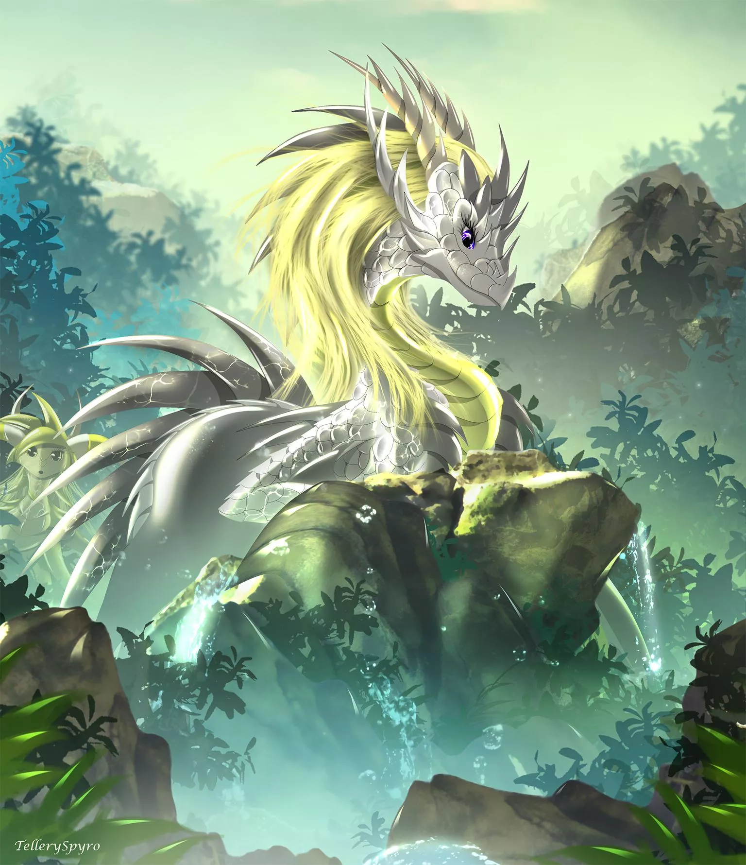 Azaries Amnera - my dear and adored protagonist! (Art by me, Heralds of the Avirentes concept art) posted by TellerySpyro_GTX