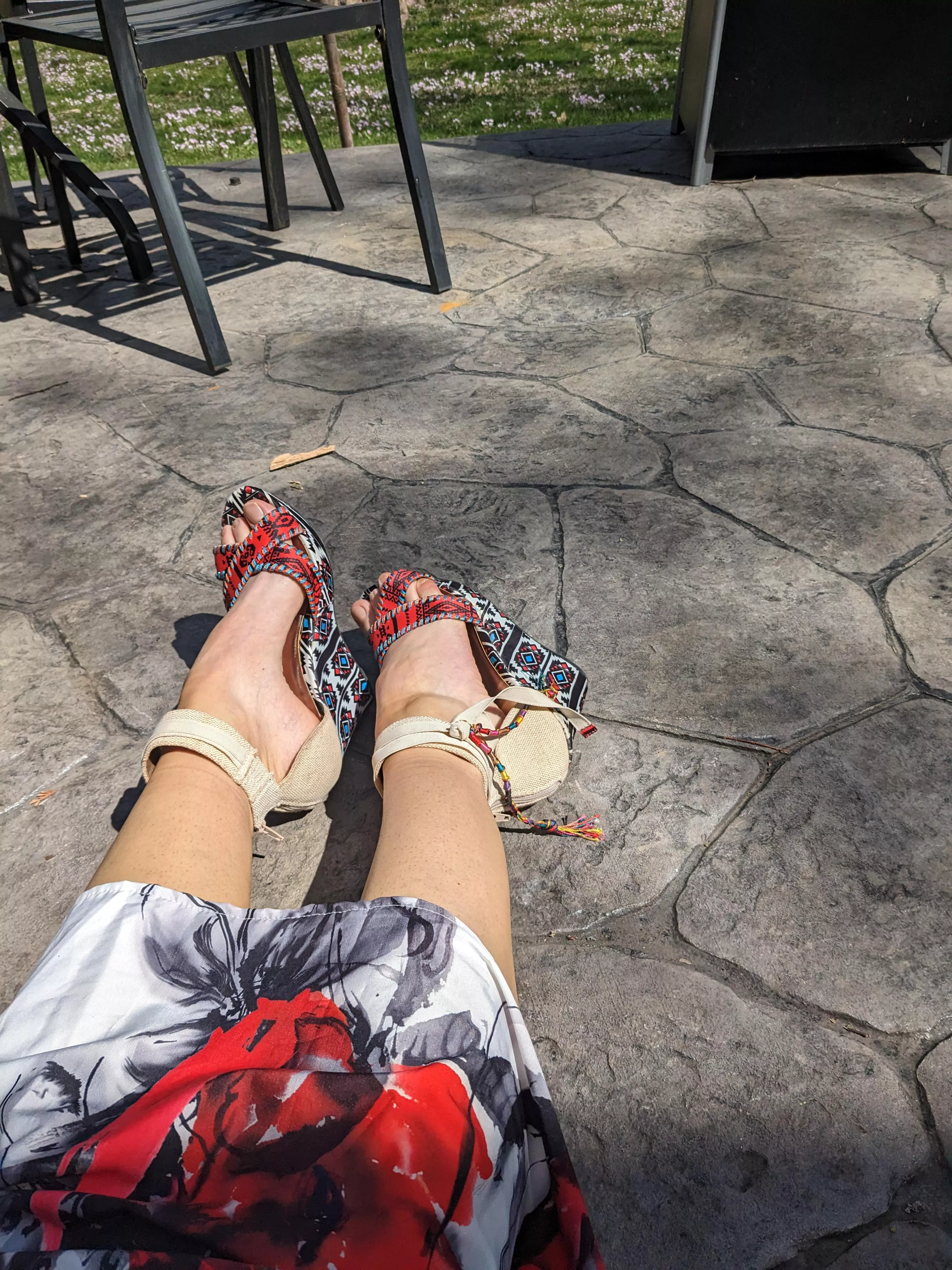 Boho-Boss girl vibe is strong with these wedge heels! posted by BlondieDaytona