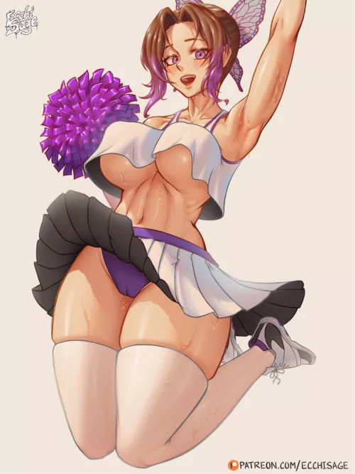 Cheerleader Shinobu by xSaviour_N