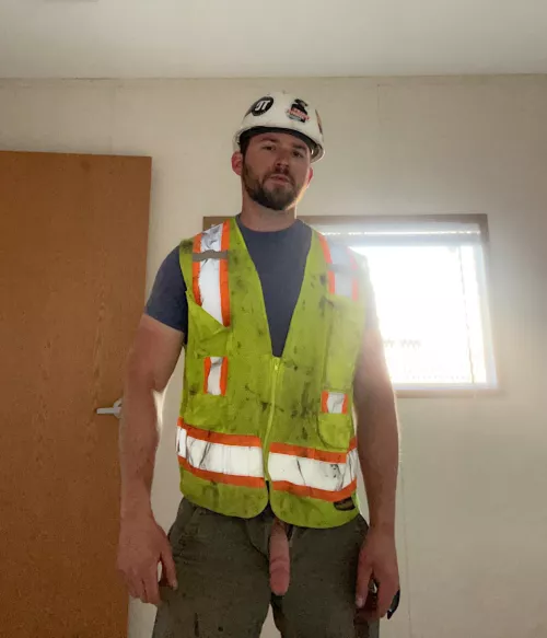 Come suck my cock while I break down this job site by Burnerrr54