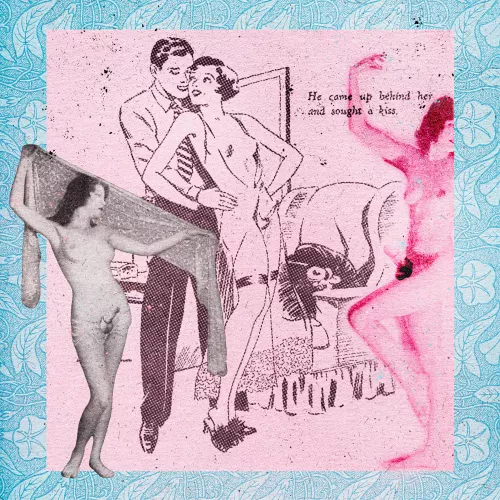 Digital collage - images sourced from vintage public domain pulp/ephemera. by disco-cowboy